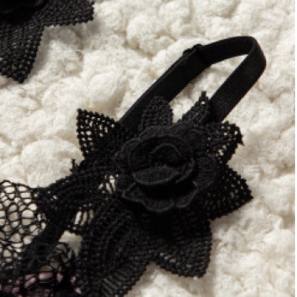 RESTOCKED Black pink babydoll chemise g string set - Picture 7 of 13